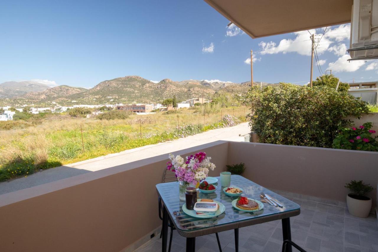 Apartamento Studio Athena With Panoramic View Of Makrygialos Pilalímata Exterior foto