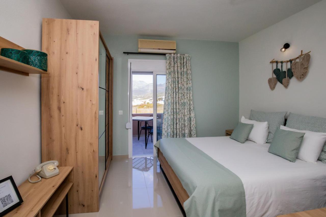 Studio Athena With Panoramic View Of Makrygialos Pilalímata Exterior foto