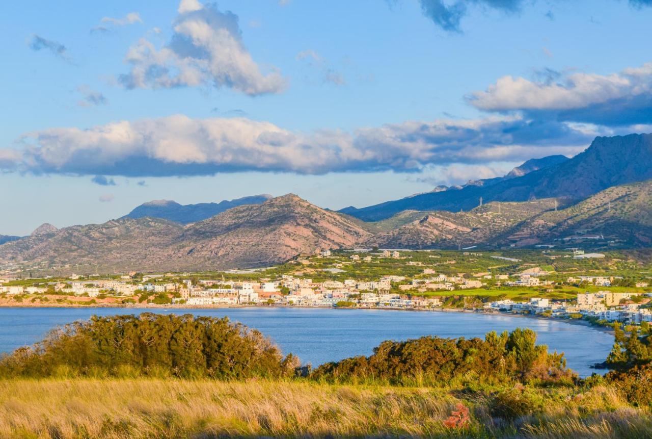 Apartamento Studio Athena With Panoramic View Of Makrygialos Pilalímata Exterior foto