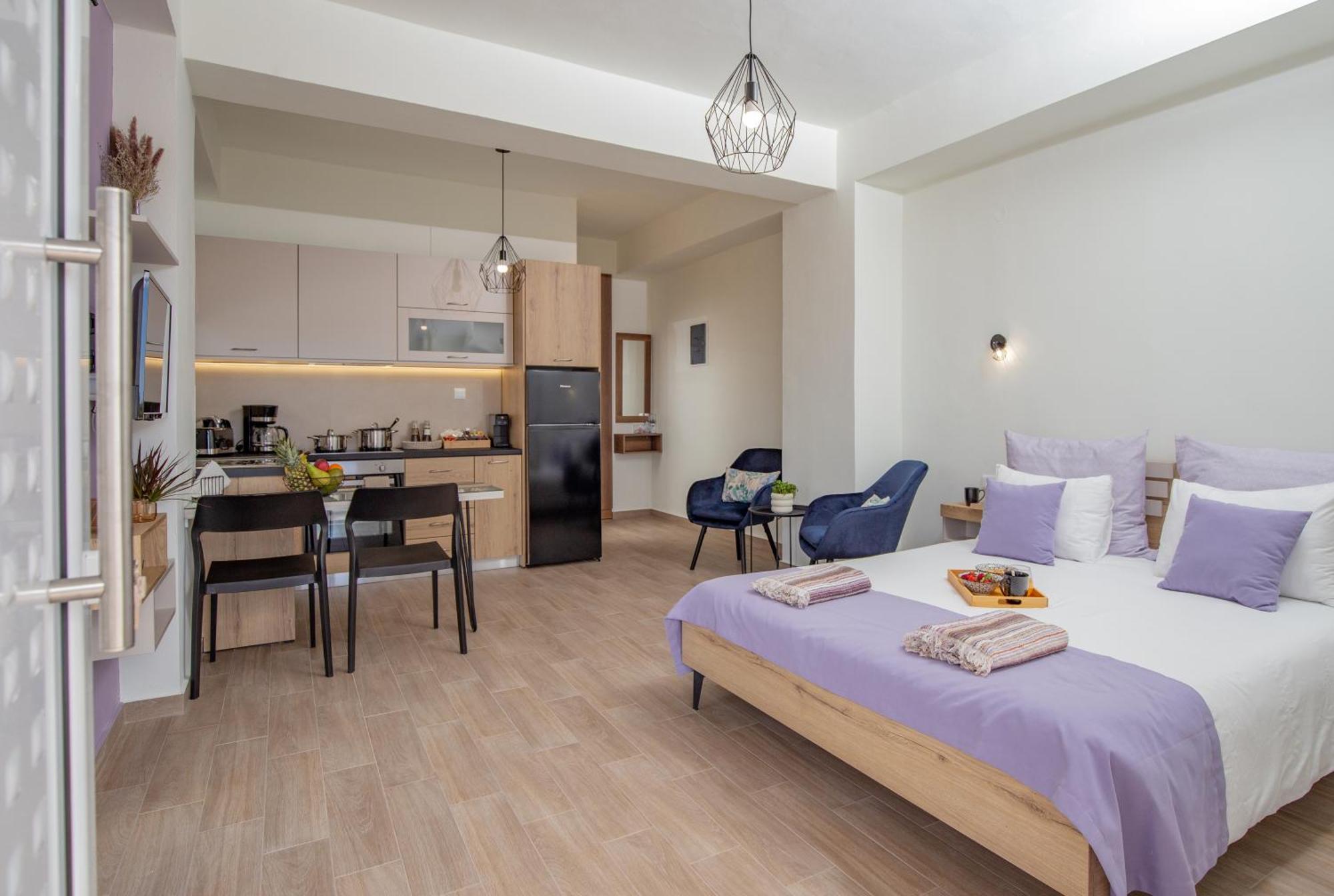 Studio Athena With Panoramic View Of Makrygialos Pilalímata Exterior foto