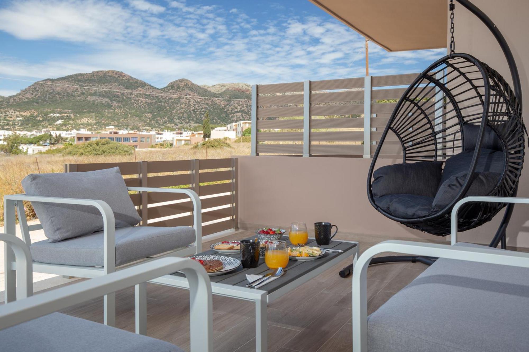 Studio Athena With Panoramic View Of Makrygialos Pilalímata Exterior foto